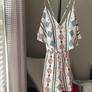 Multicolored Aztec Romper